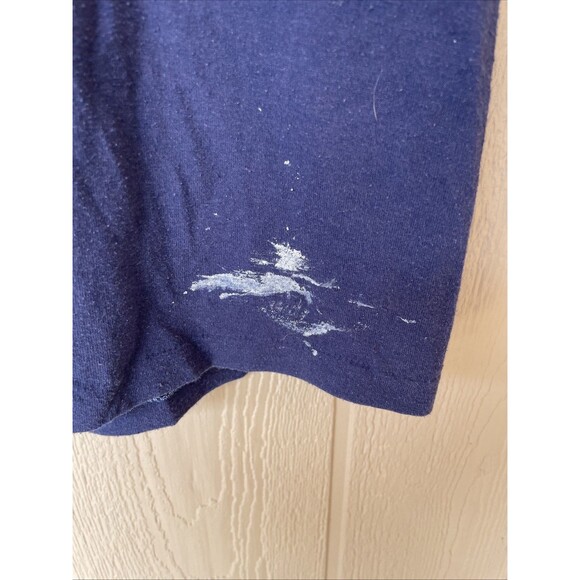 Soffee Vintage 1985 Single Stitch USA Blue T-Shirt Size Medium Dixie All Stars - Picture 4 of 9